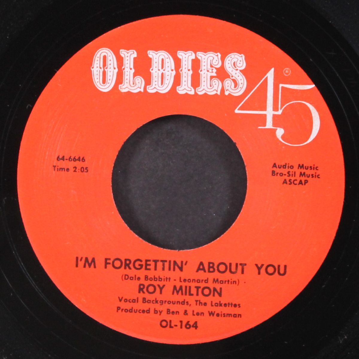 driveway blues / i'm forgettin' about you by ROY MILTON