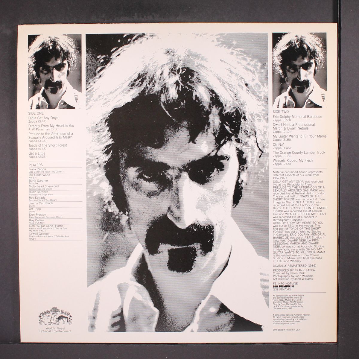 weasels ripped my flesh by MOTHERS OF INVENTION