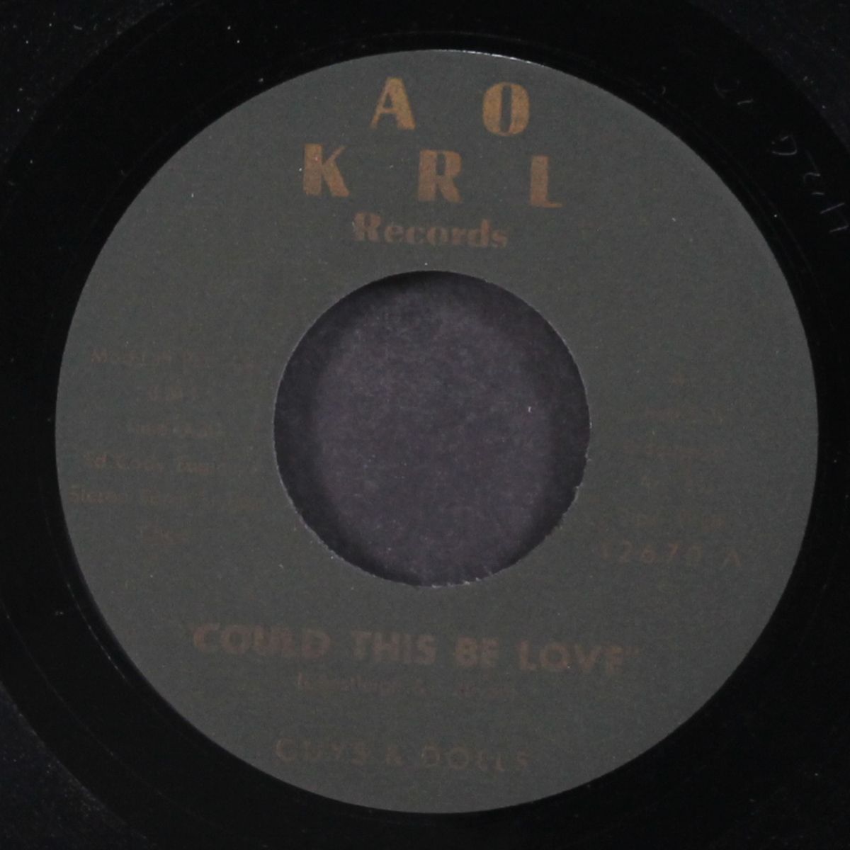 chinatown / could this be love by GUYS & DOLLS