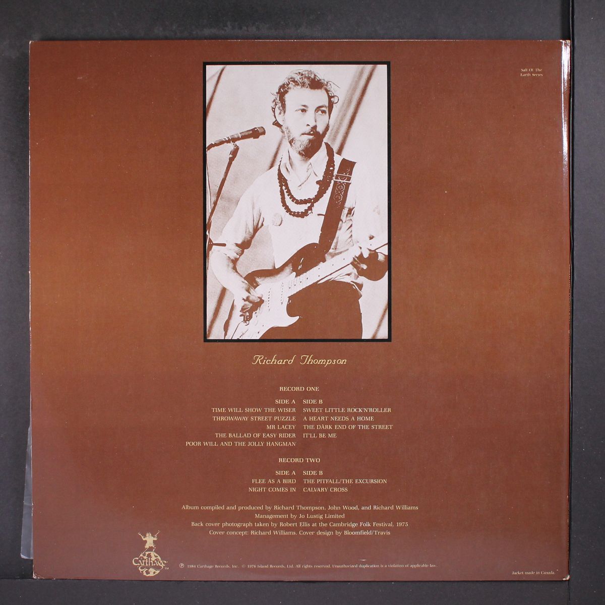 (guitar, vocal) by RICHARD THOMPSON