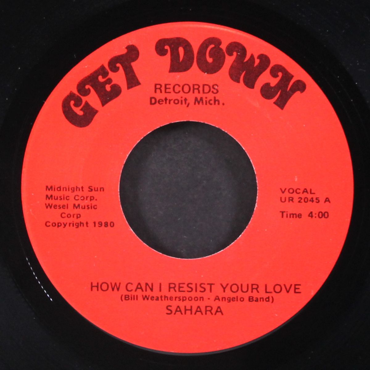 how can i resist your love / instrumental by SAHARA