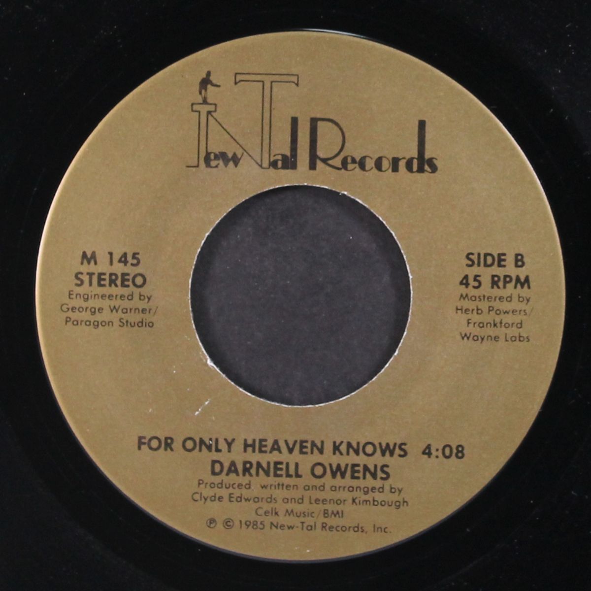 for only heaven knows / no more slack by DARNELL OWENS