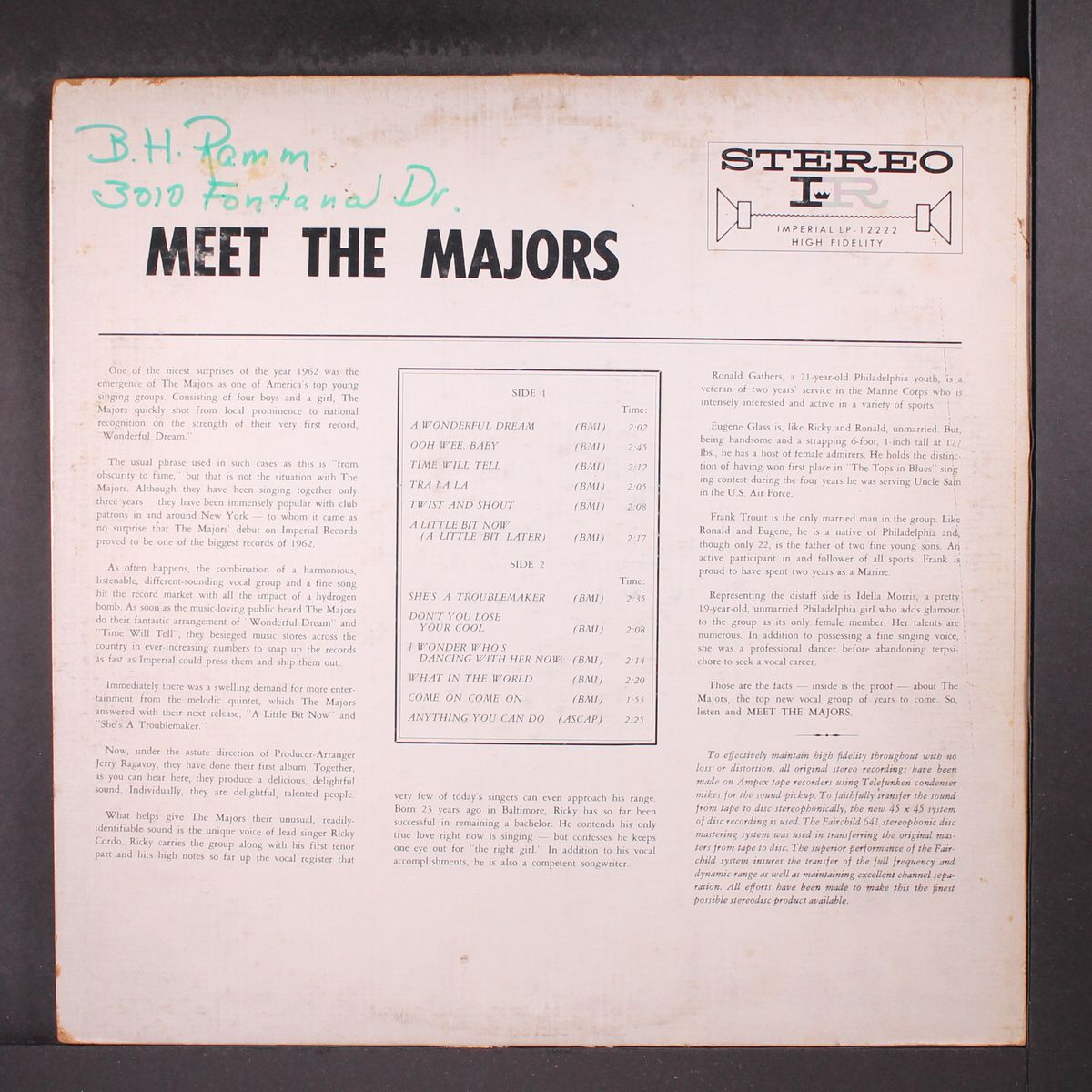 meet the majors by MAJORS