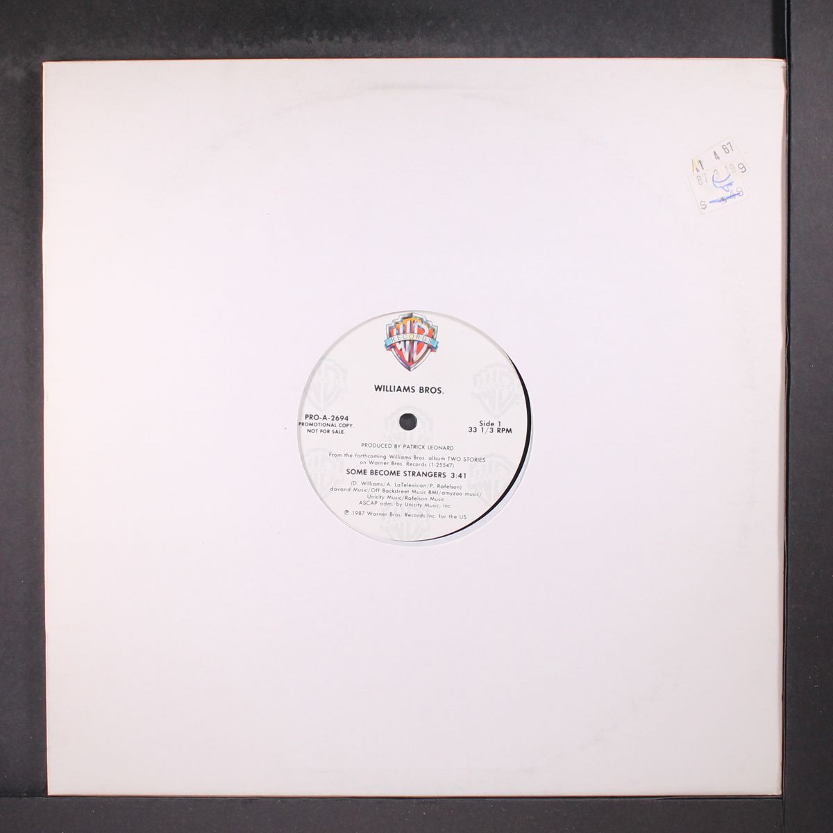some become strangers / same by WILLIAMS BROTHERS