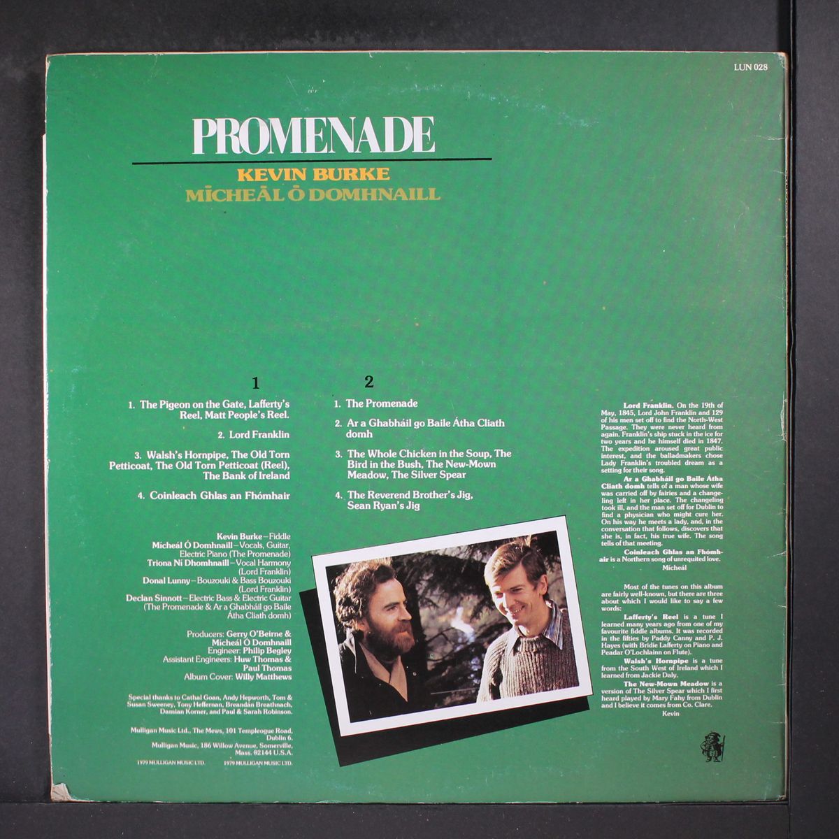 promenade by KEVIN BURKE & MICHEAL O'DOMHNAILL