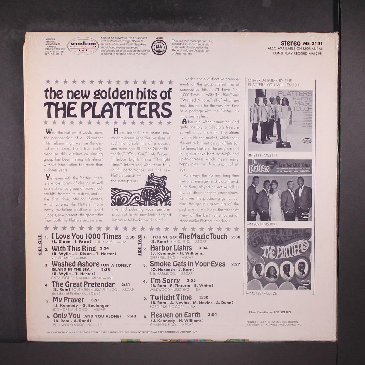 the new golden hits of by PLATTERS