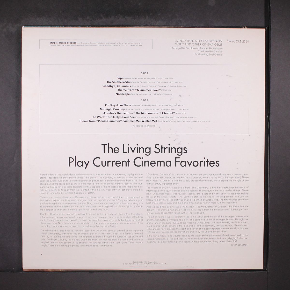 play music from popi by LIVING STRINGS