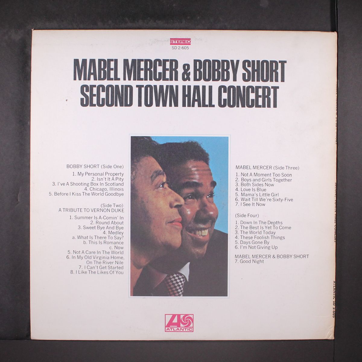 second town hall concert by MABEL MERCER & BOBBY SHORT