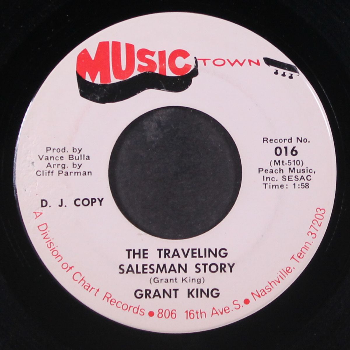 the traveling salesman story / how could you forget me by GRANT KING