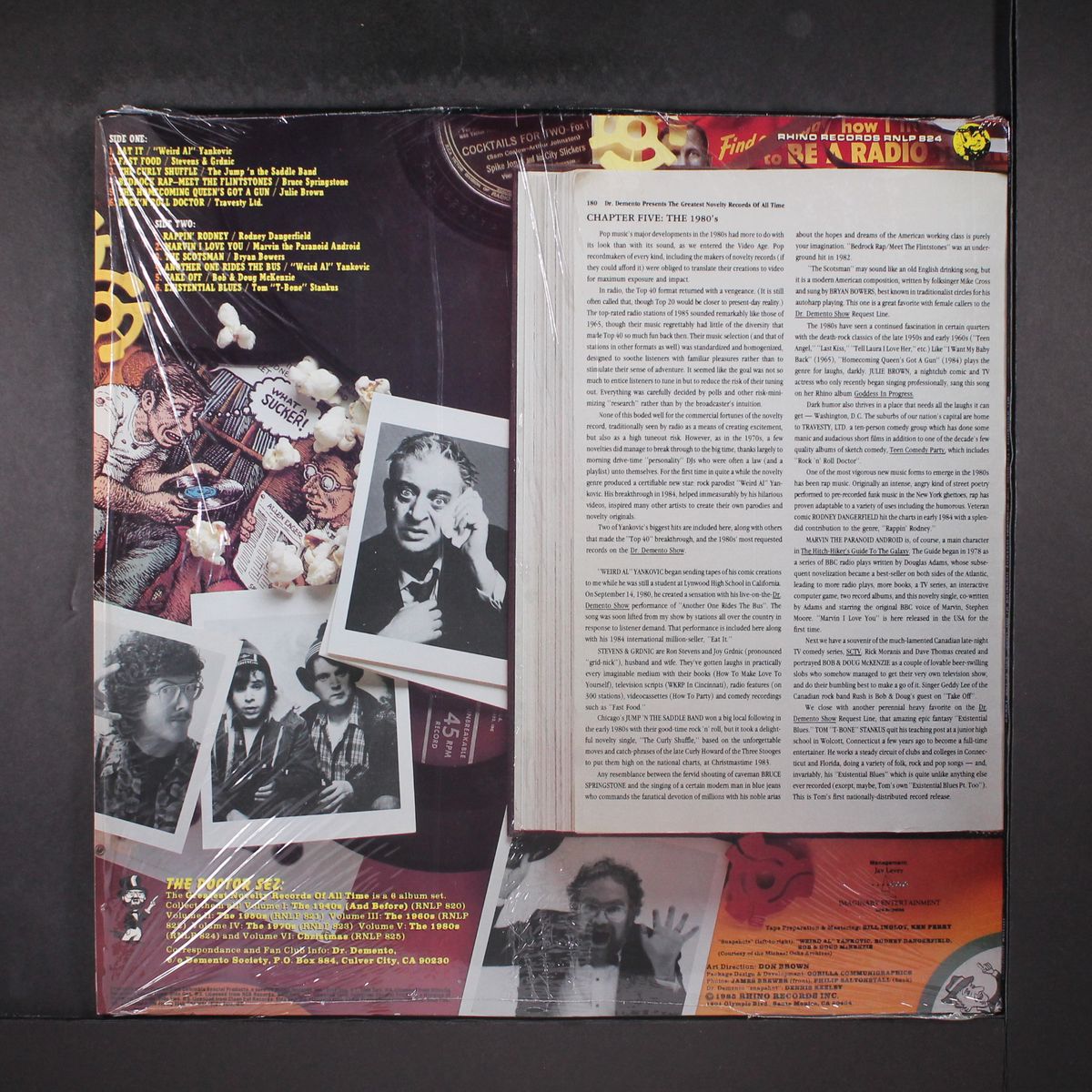 the greatest novelty records of all time by DR. DEMENTO