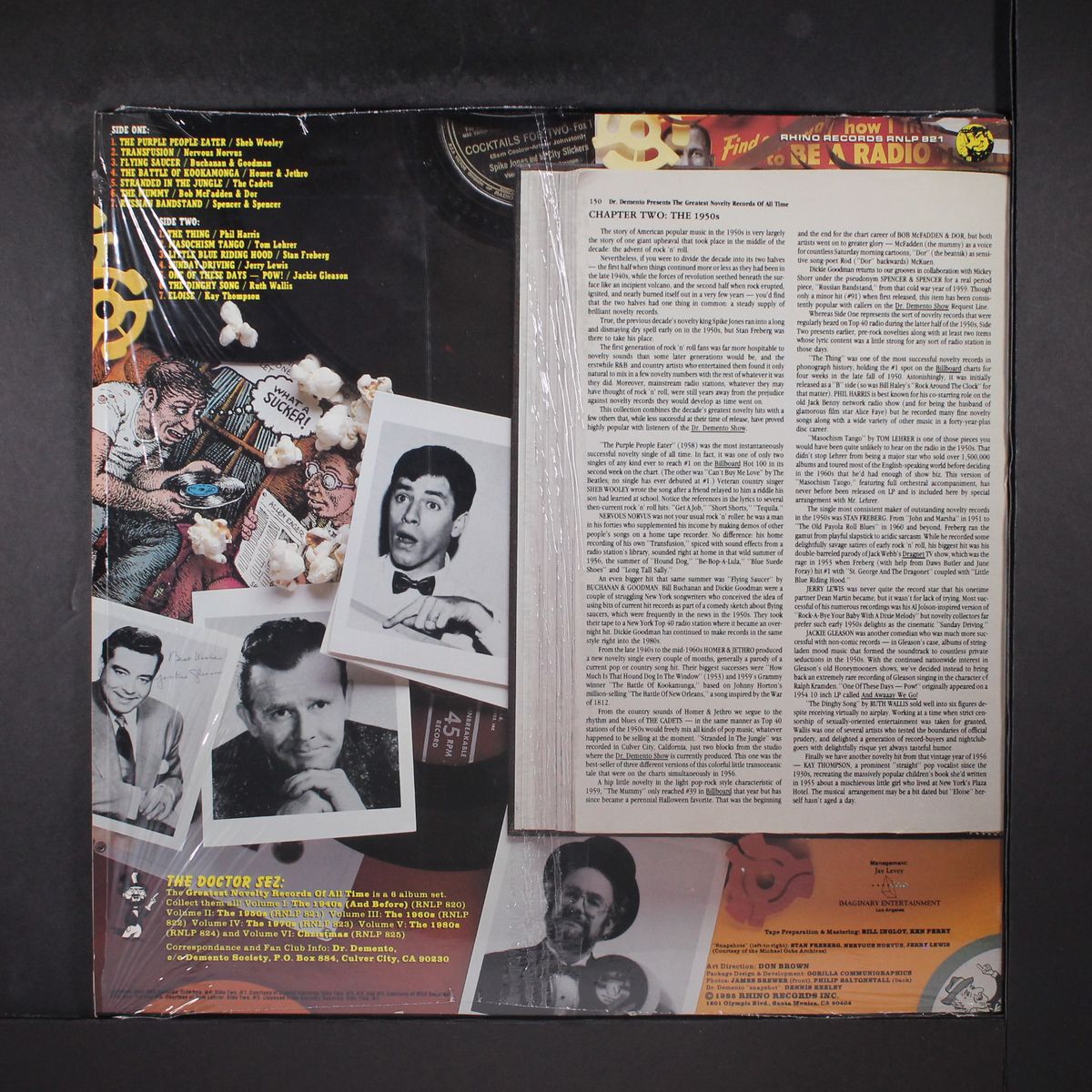 the greatest novelty records of all time by DR. DEMENTO