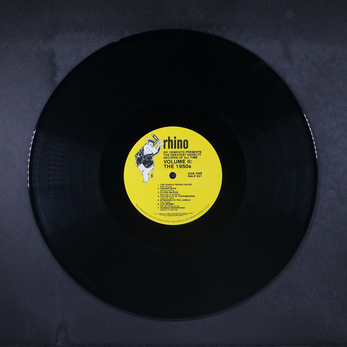 the greatest novelty records of all time by DR. DEMENTO