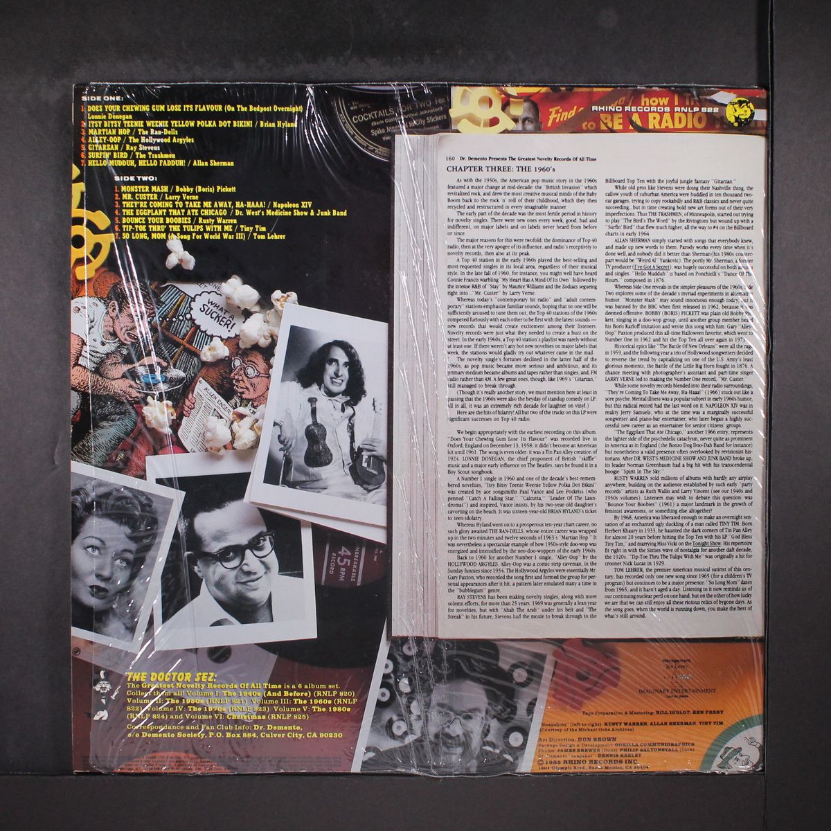 the greatest novelty records of all time by DR. DEMENTO