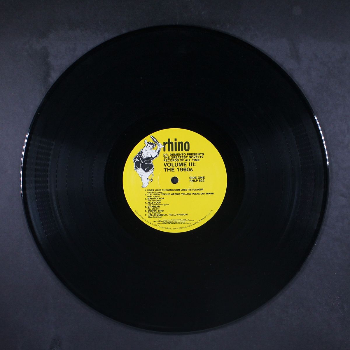 the greatest novelty records of all time by DR. DEMENTO