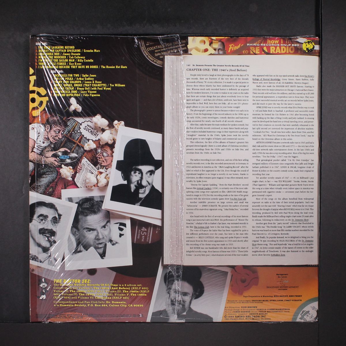the greatest novelty records of all time by DR. DEMENTO