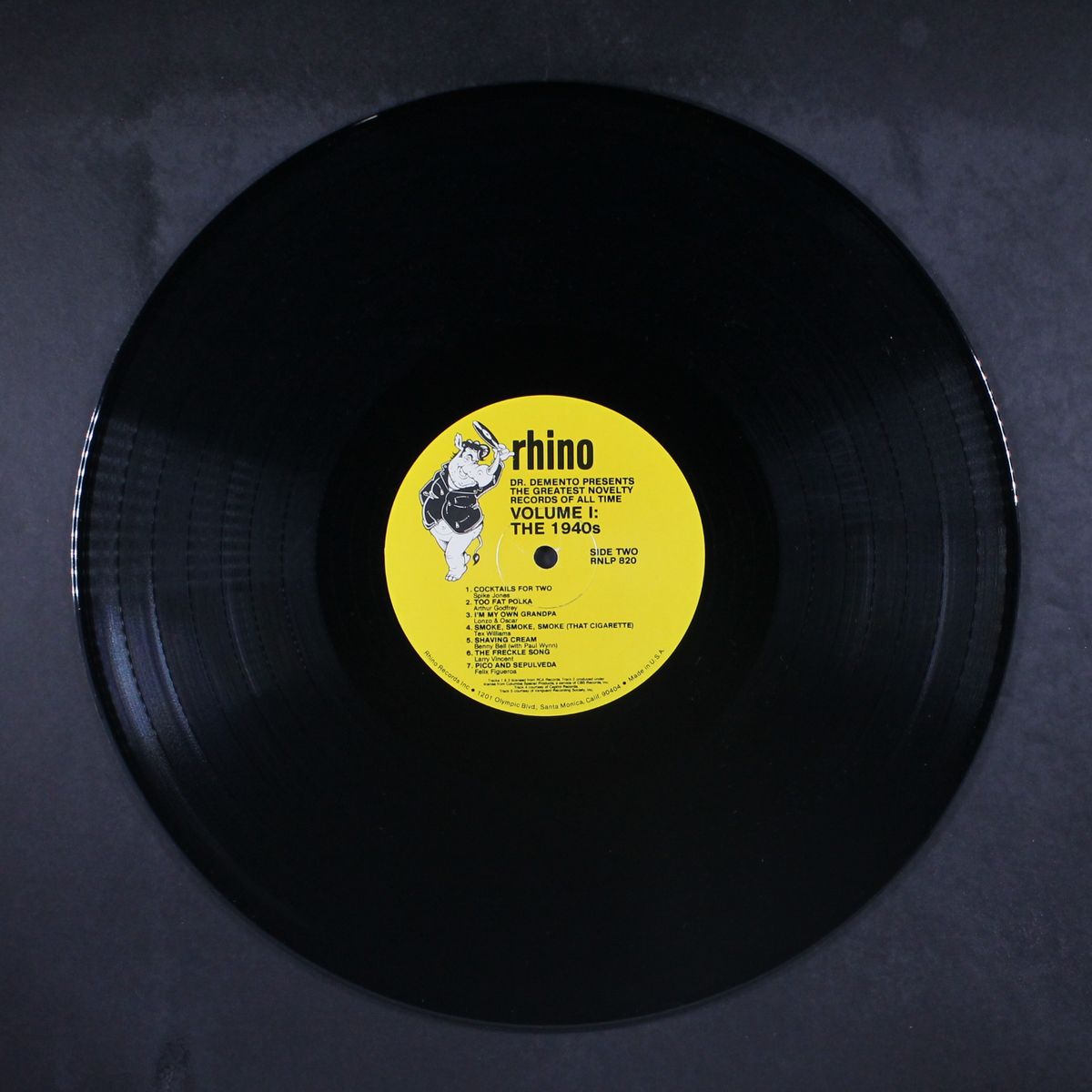 the greatest novelty records of all time by DR. DEMENTO