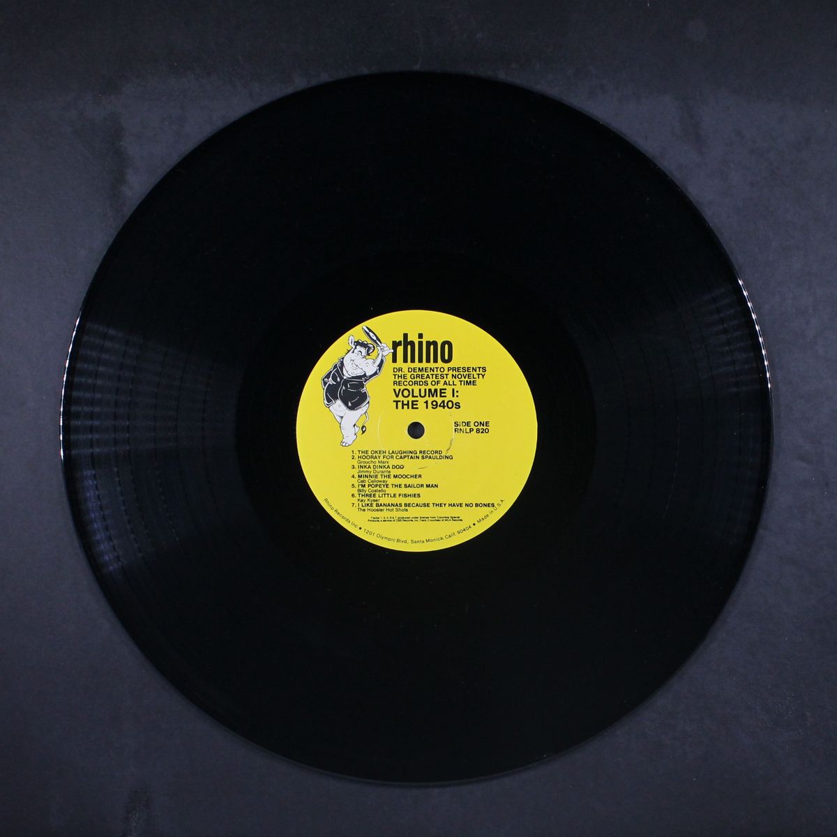 the greatest novelty records of all time by DR. DEMENTO
