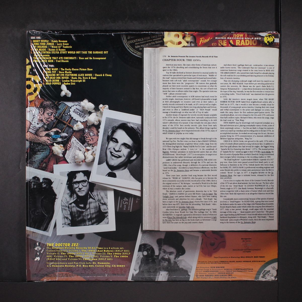 the greatest novelty records of all time by DR. DEMENTO