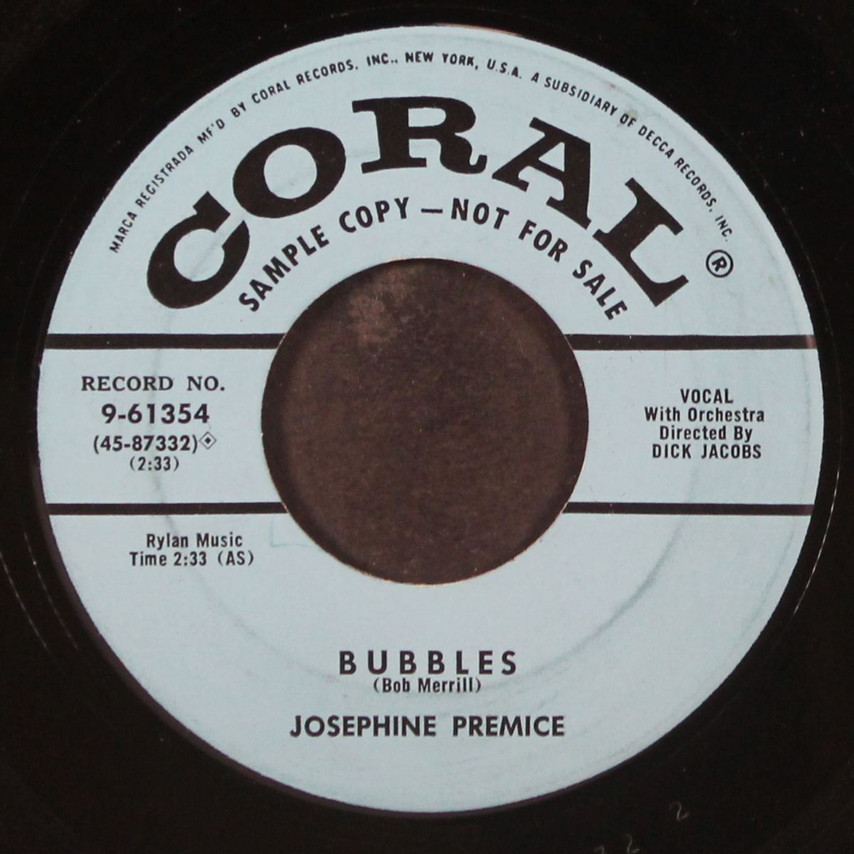 bubbles by JOSEPHINE PREMICE