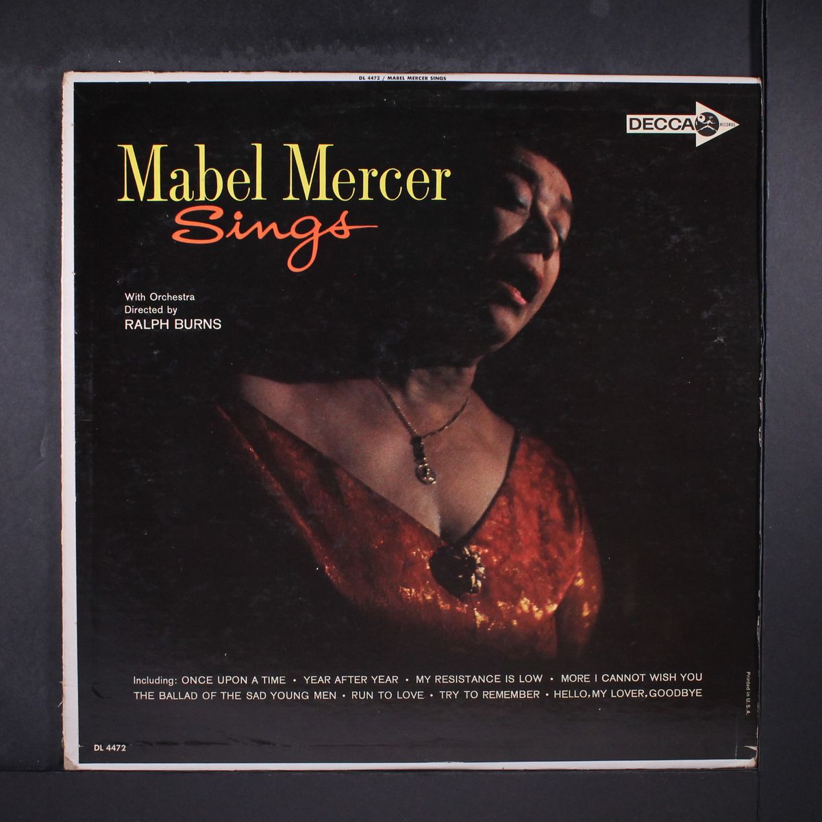 sings by MABEL MERCER