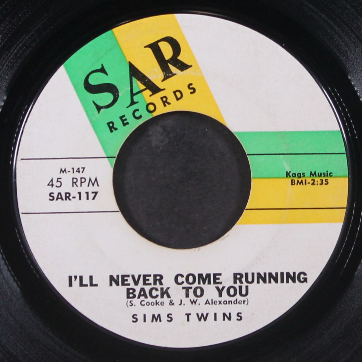 soothe me / i'll never come running back to you by SIMS TWINS