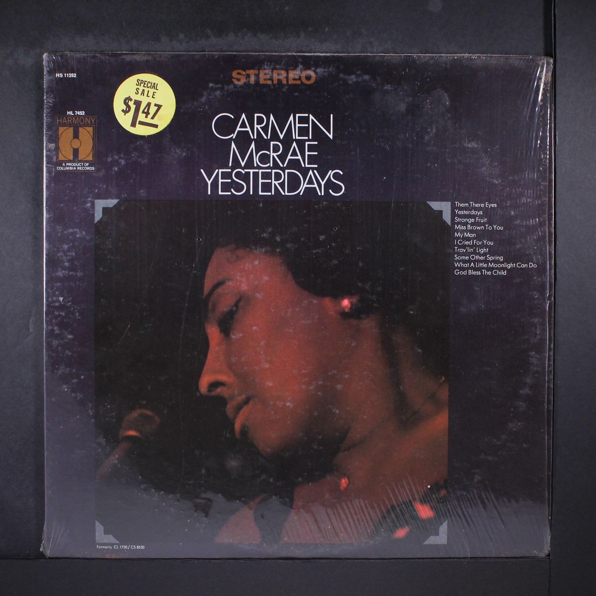yesterdays by CARMEN MCRAE