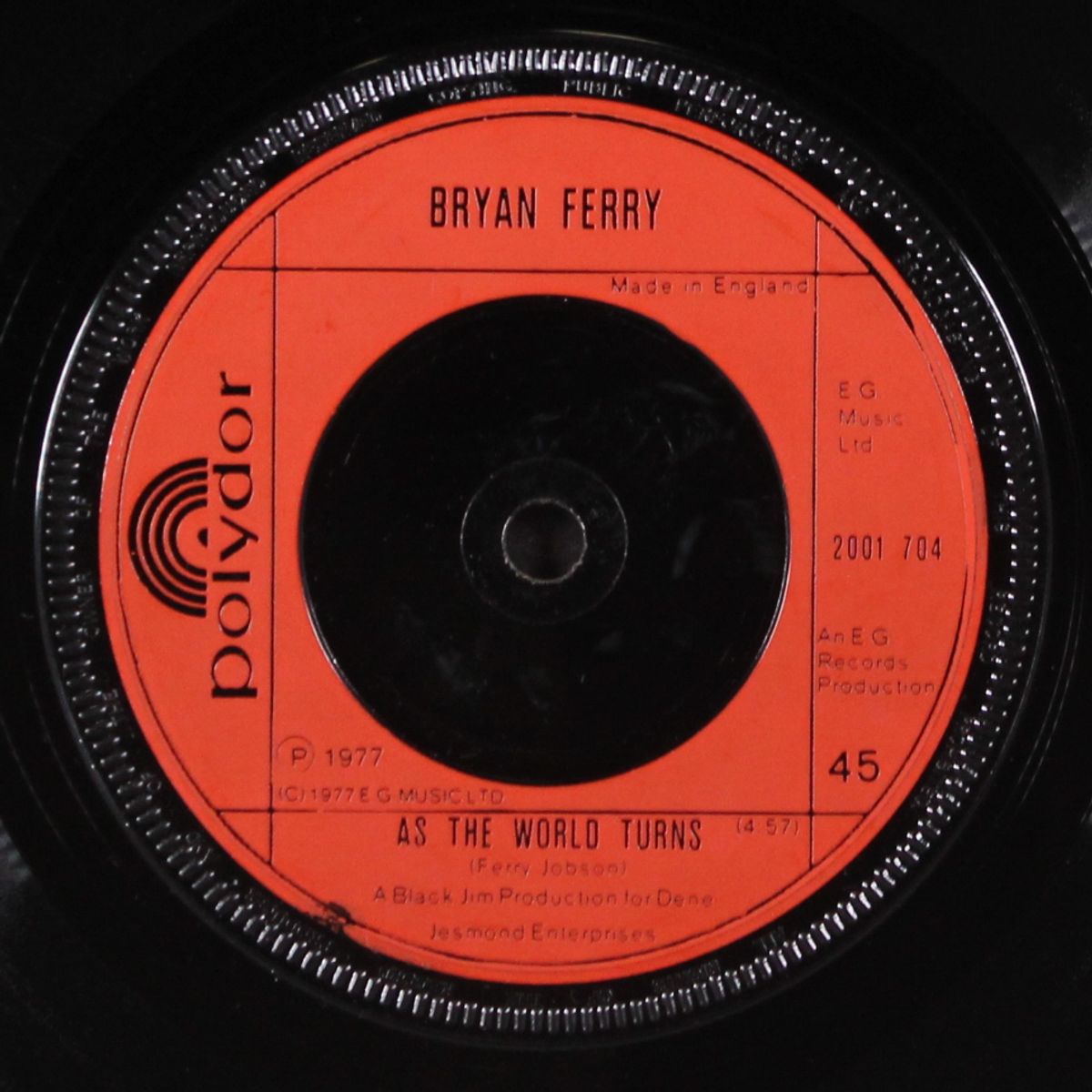 this is tomorrow by BRYAN FERRY