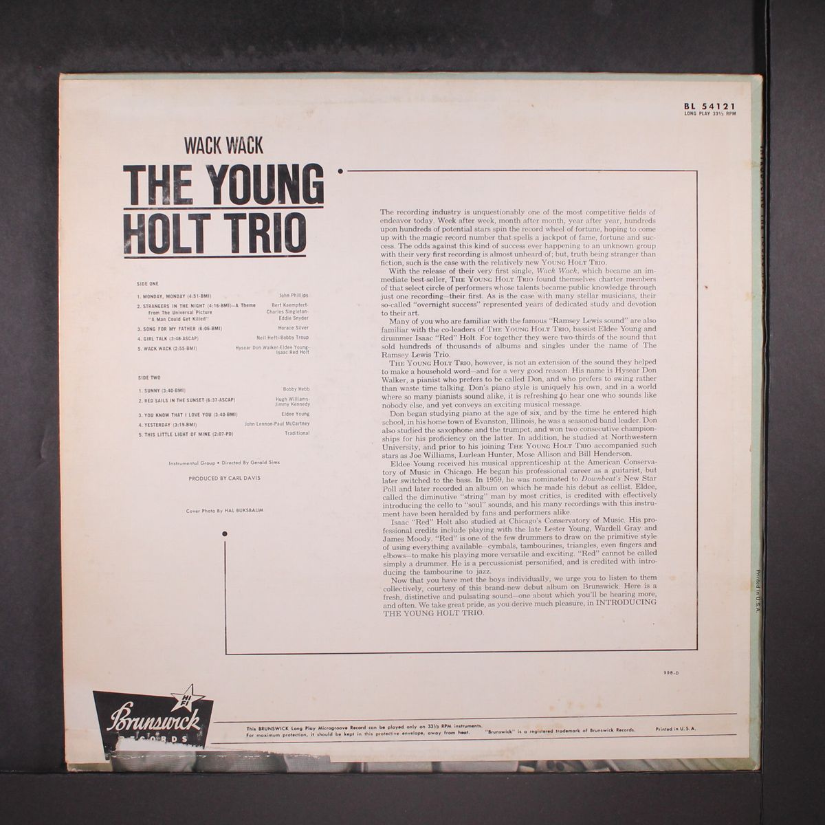 wack wack by YOUNG-HOLT TRIO