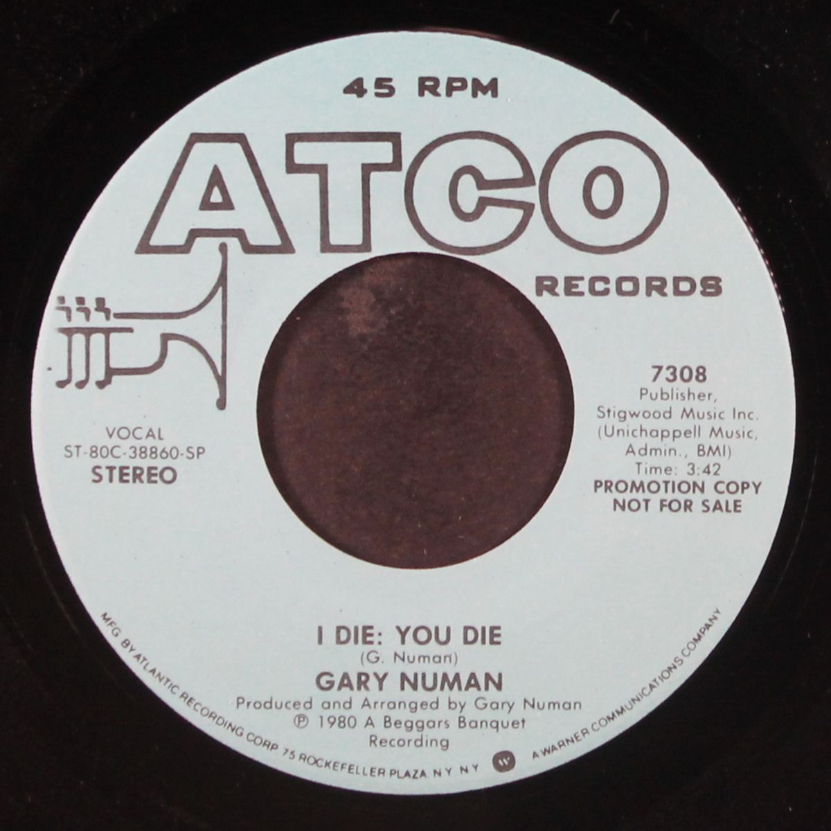 i die: you die / mono by GARY NUMAN