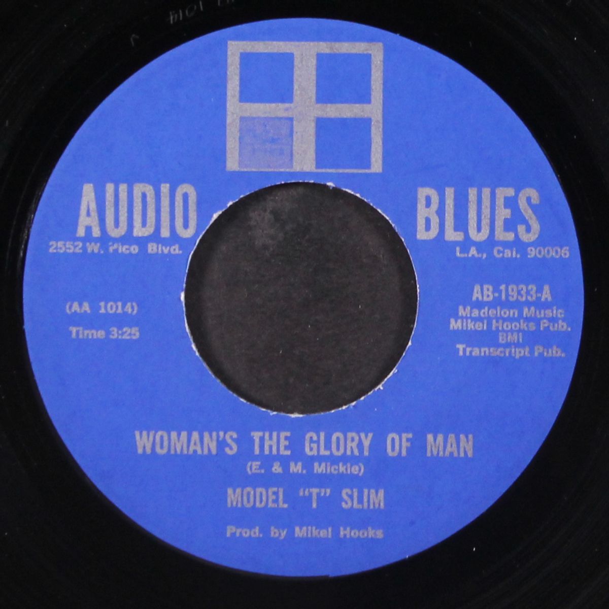 woman's the glory of man / take my hand by MODEL T SLIM
