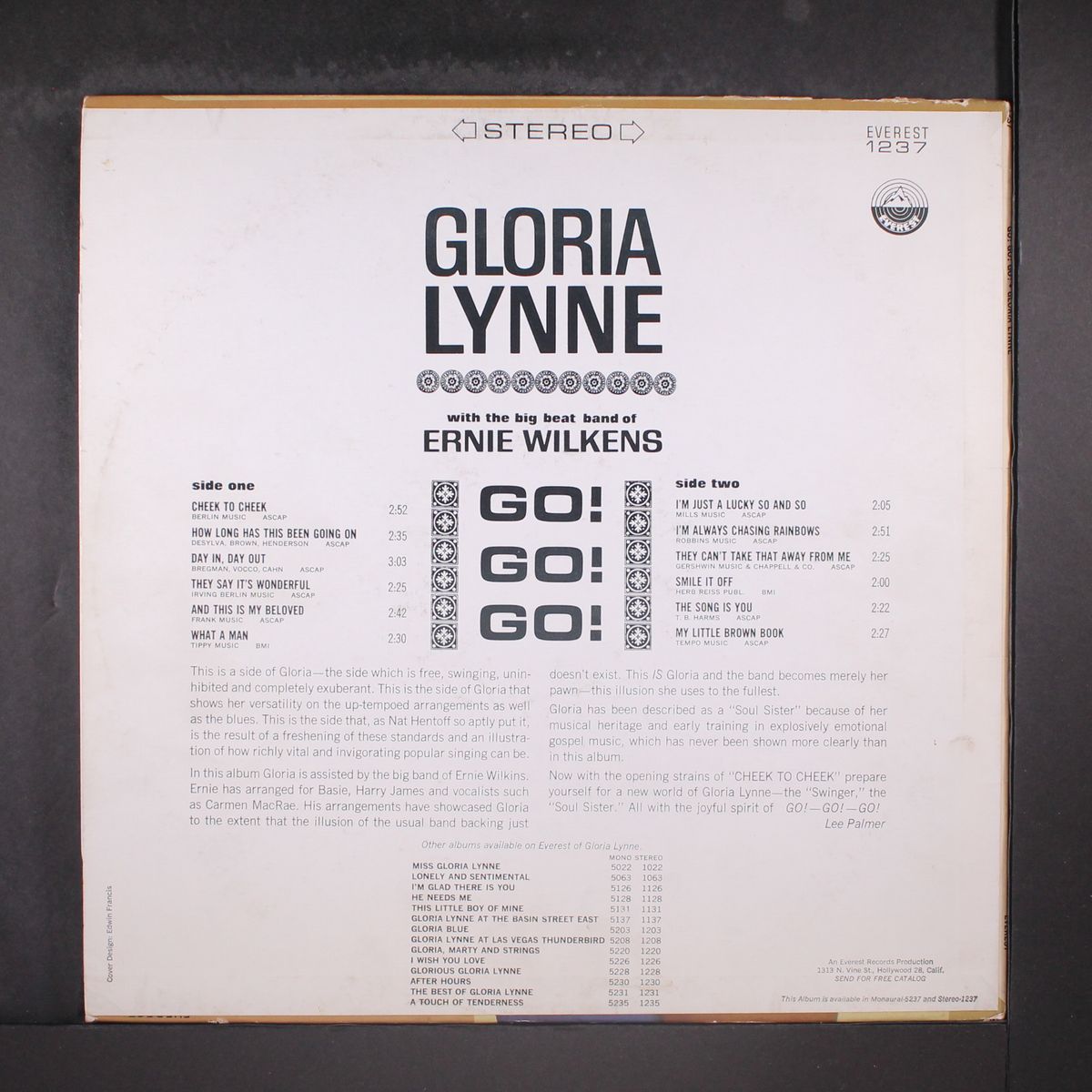go! go! go! by GLORIA LYNNE