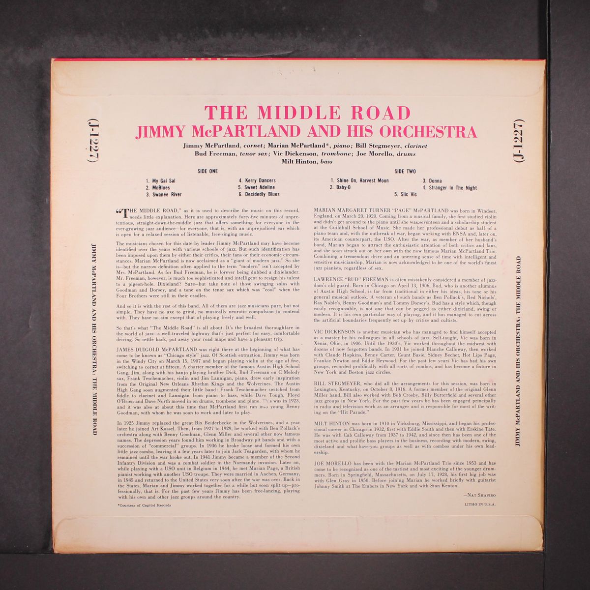 the middle road by JIMMY MCPARTLAND