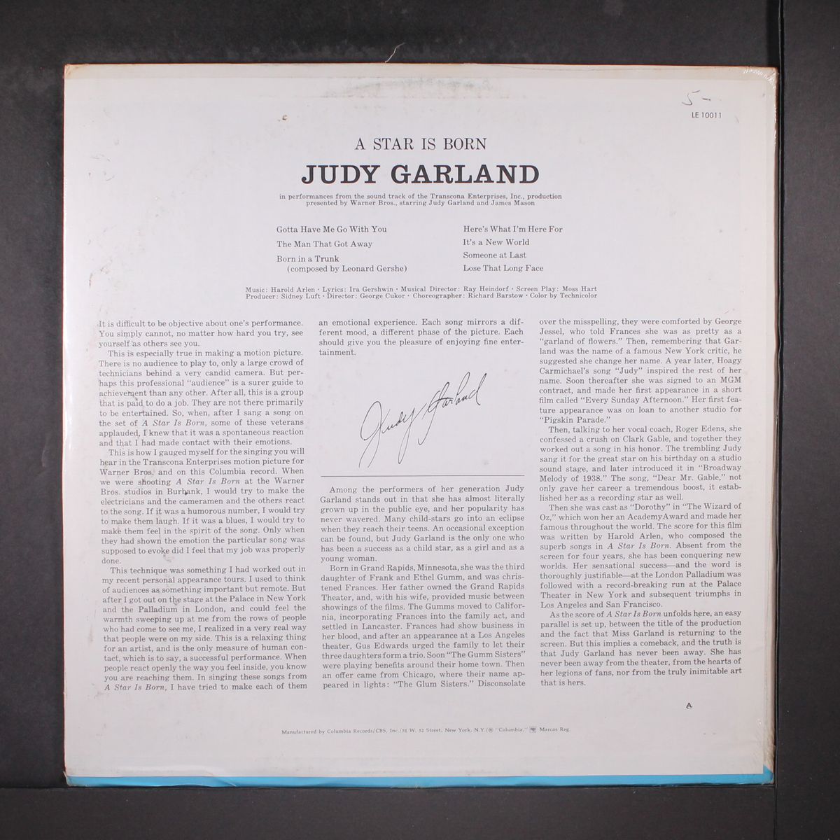 a star is born by JUDY GARLAND