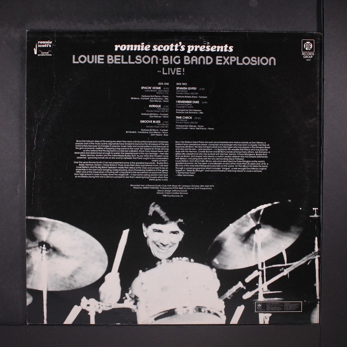 big band explosion live! by LOUIE BELLSON