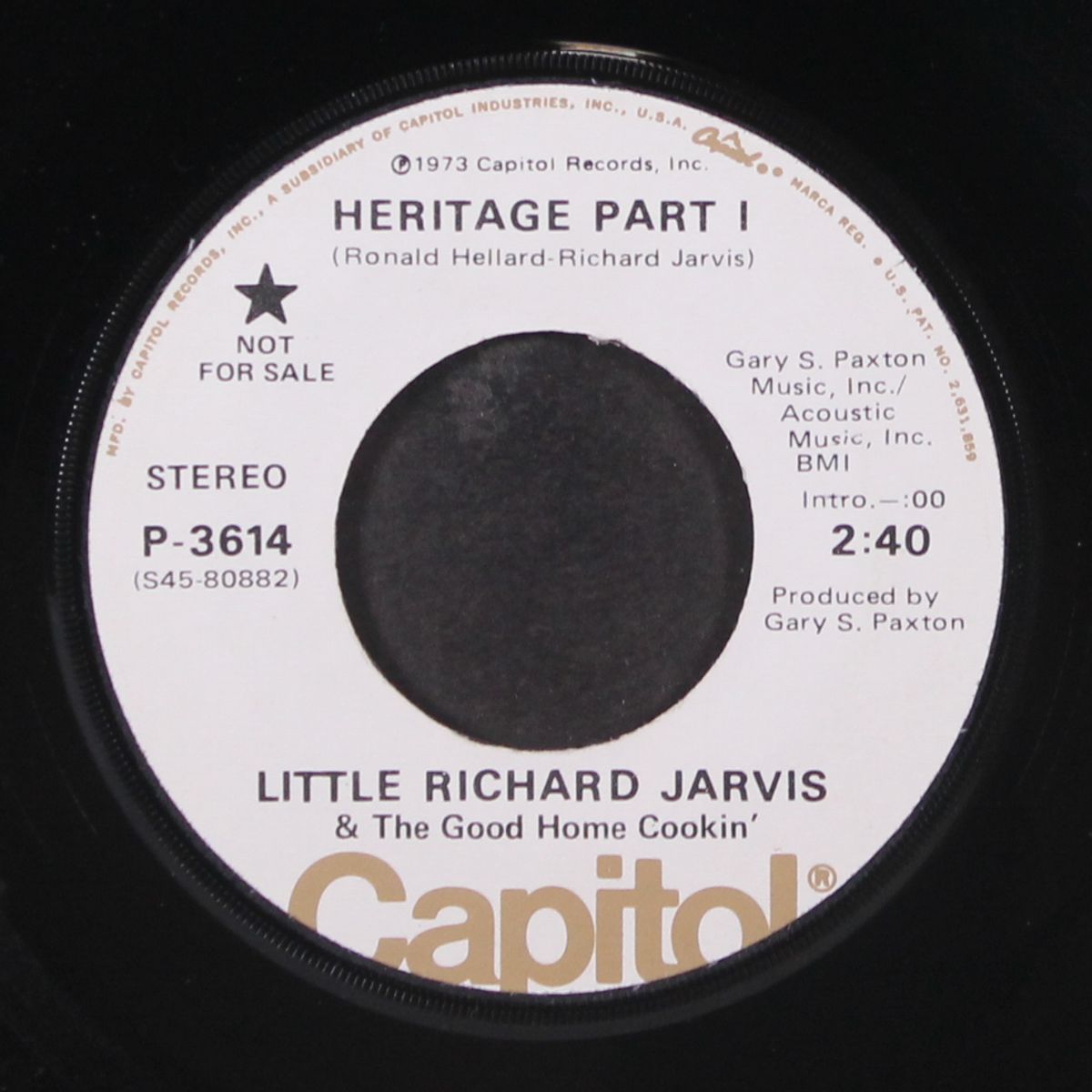 heritage / mono by LITTLE RICHARD JARVIS