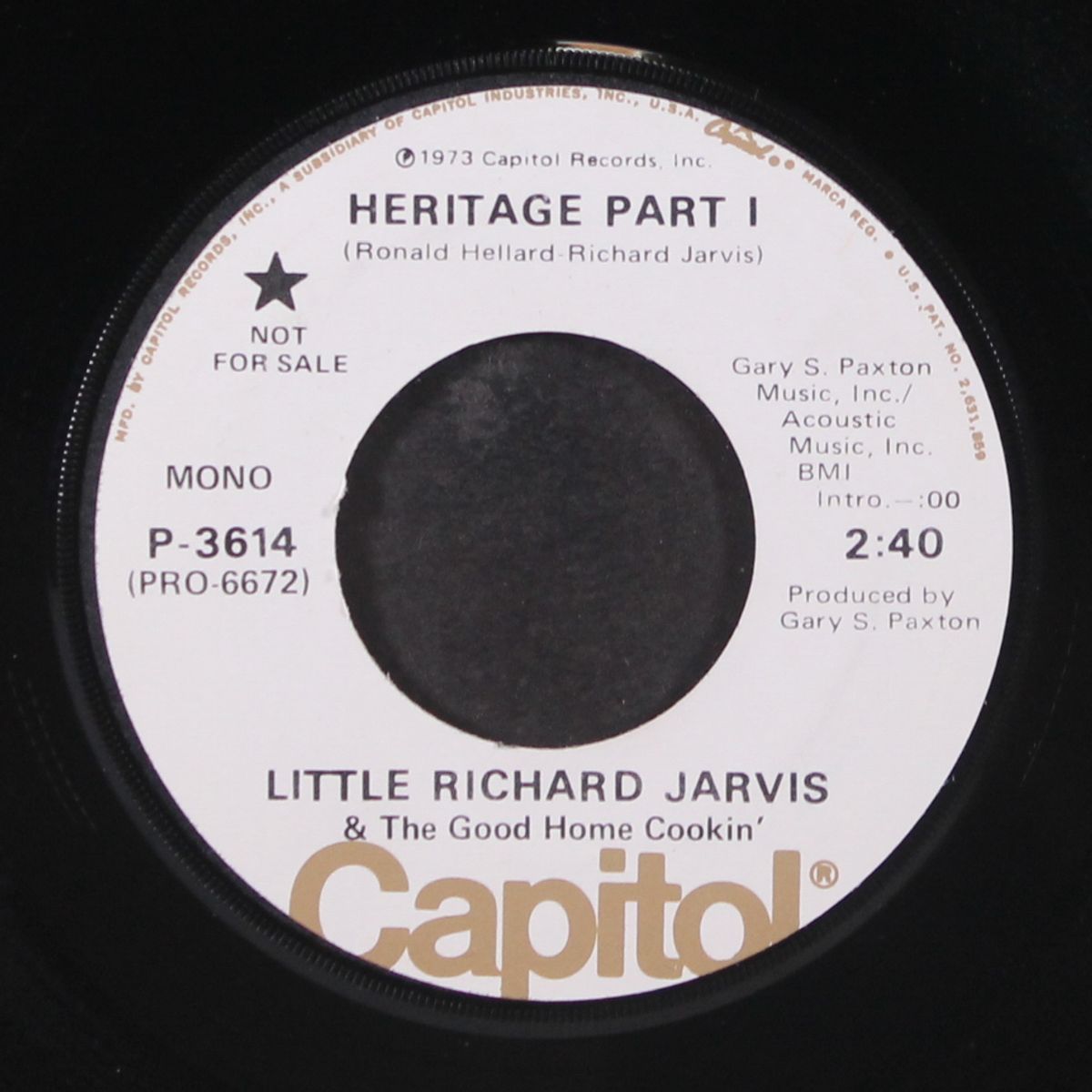 heritage / mono by LITTLE RICHARD JARVIS