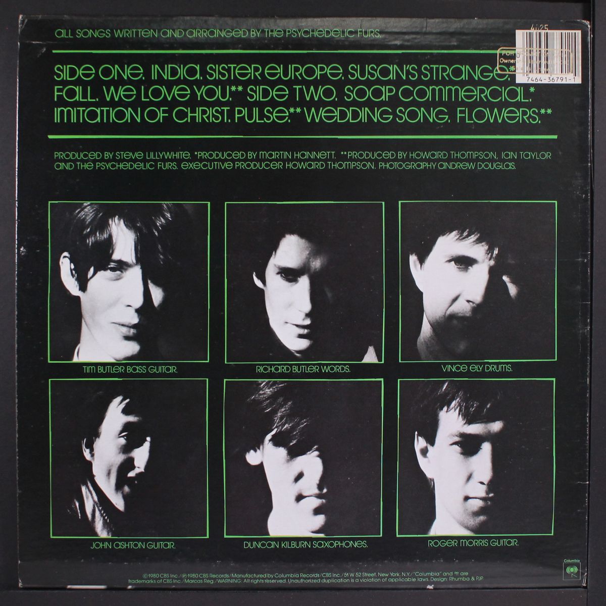 the psychedelic furs by PSYCHEDELIC FURS