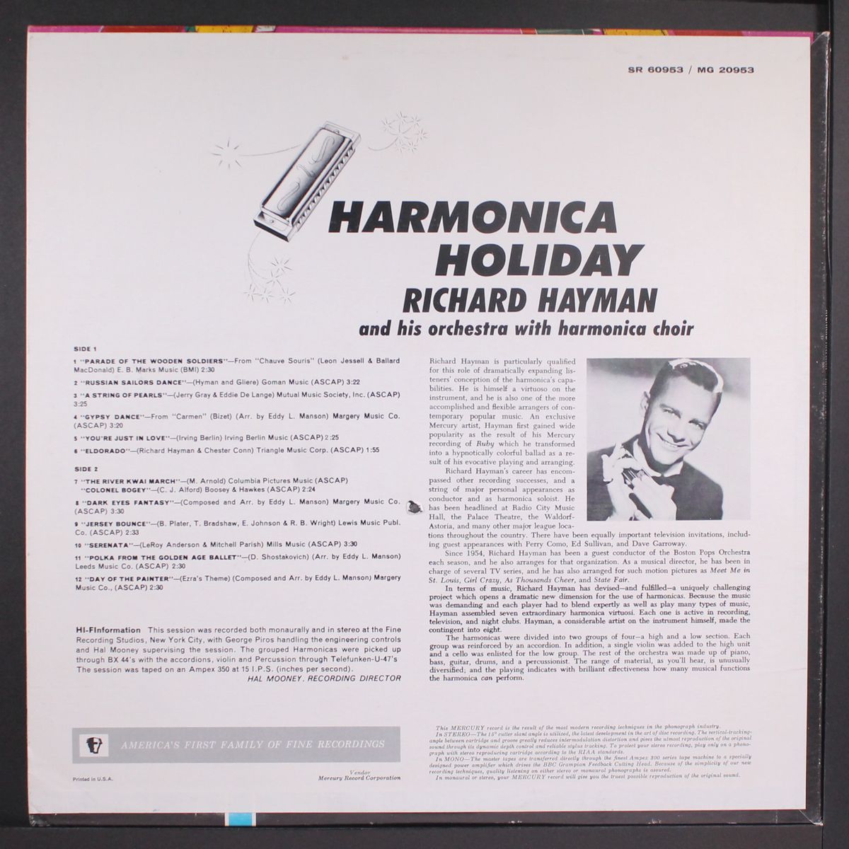 harmonica holiday by RICHARD HAYMAN