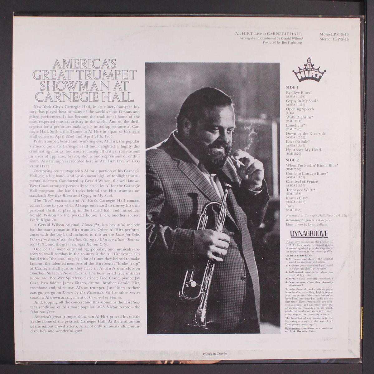 live at carnegie hall by AL HIRT