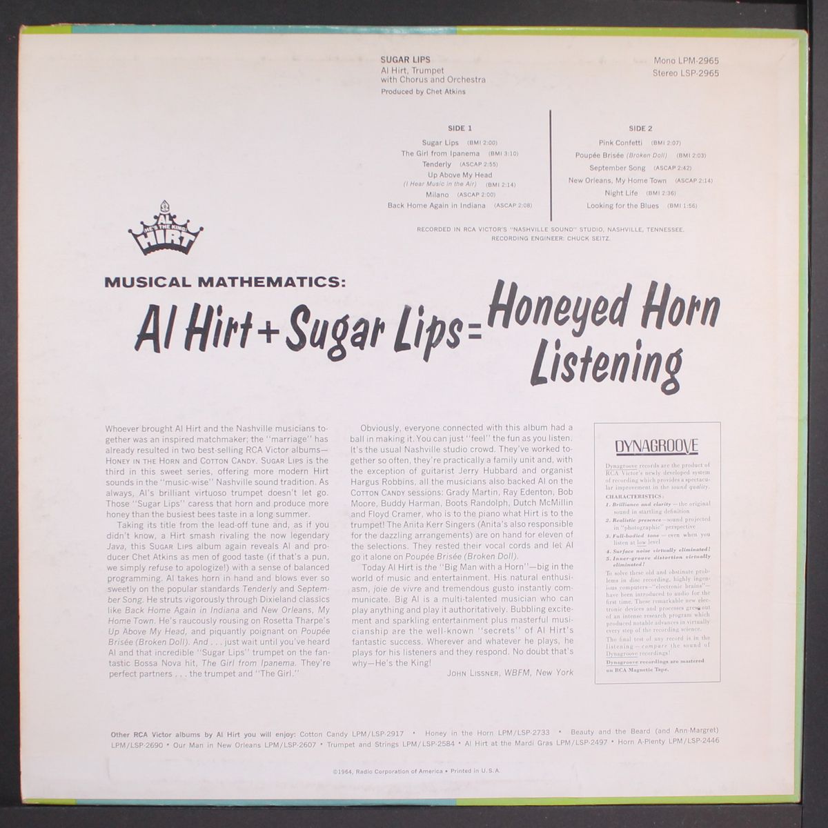 sugar lips by AL HIRT