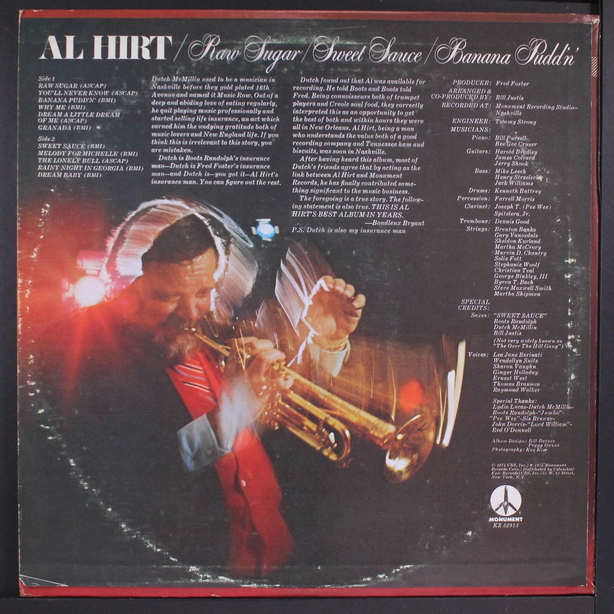 raw sugar, sweet sauce, bananna puddin' by AL HIRT