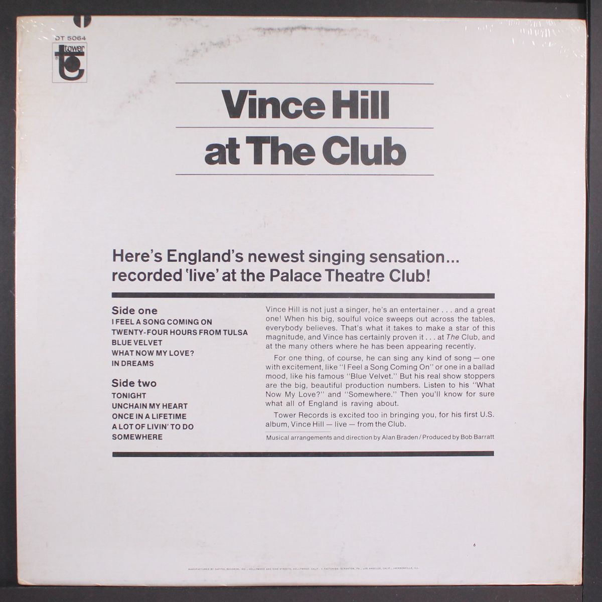at the club by VINCE HILL