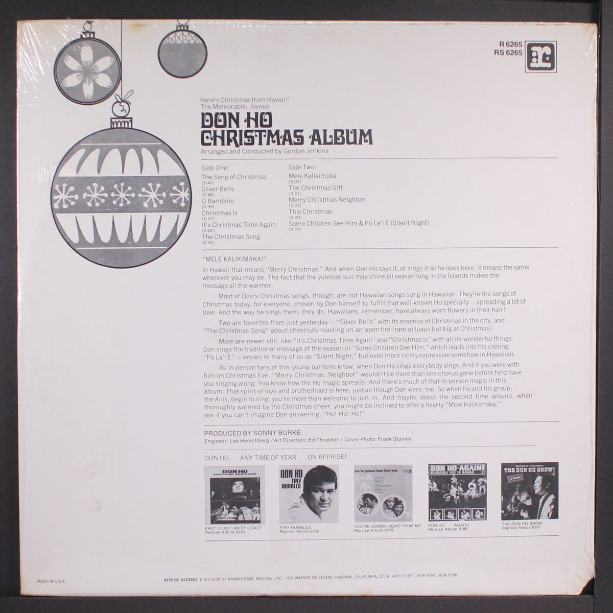 christmas album by DON HO