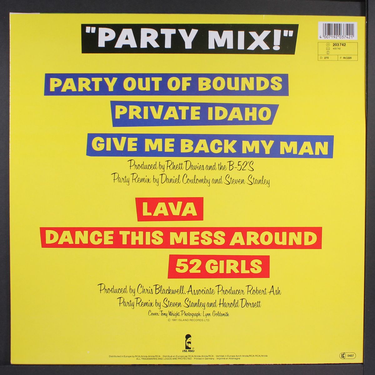party mix! by B-52'S