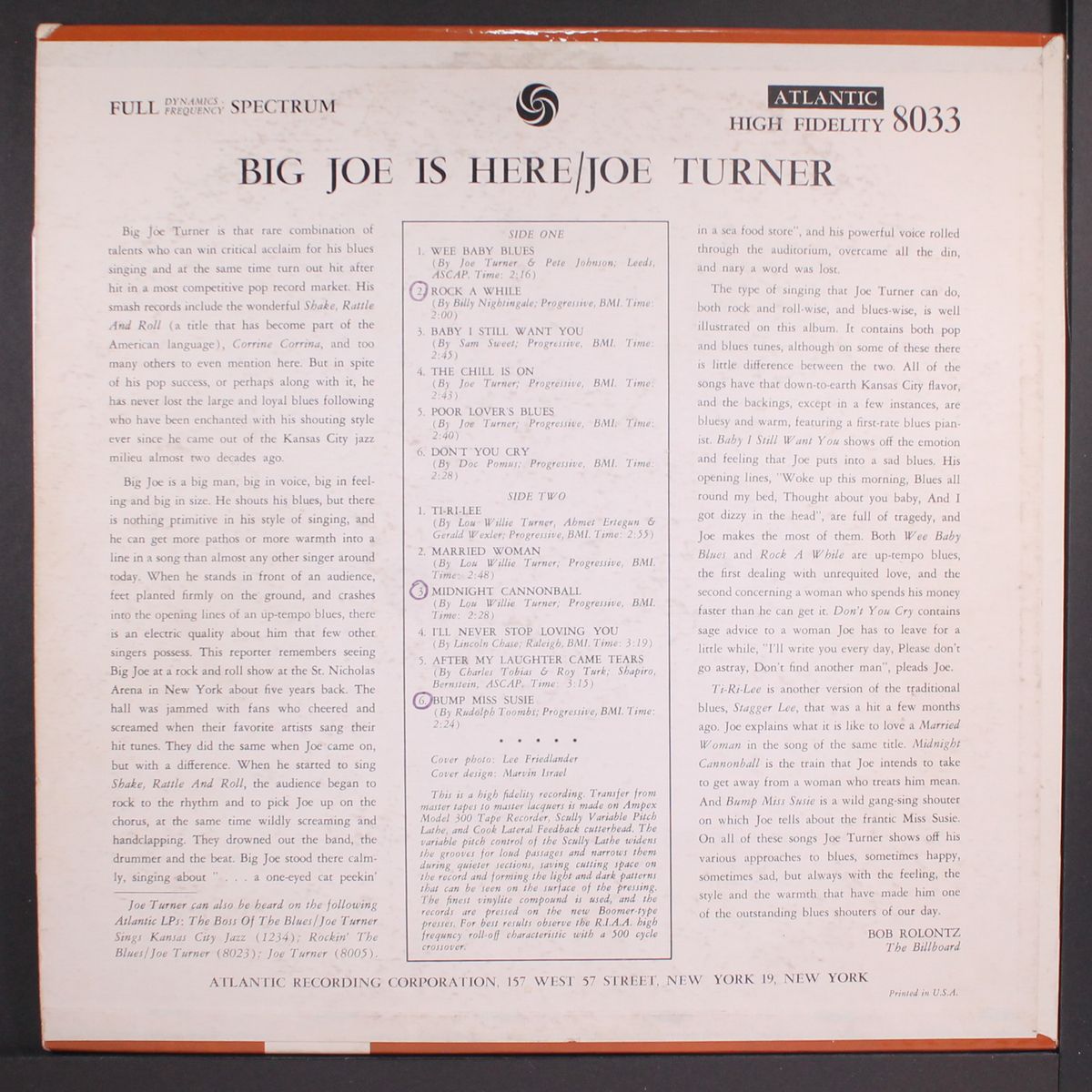big joe is here by JOE TURNER