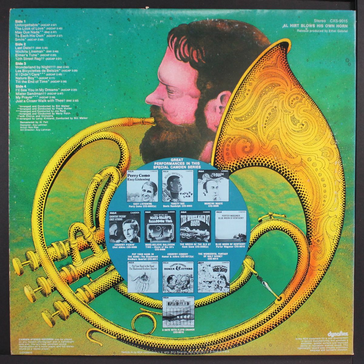 blows his own horn by AL HIRT