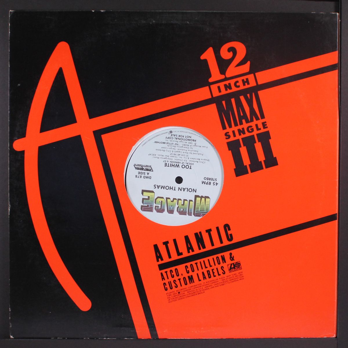 too white / dub by NOLAN THOMAS