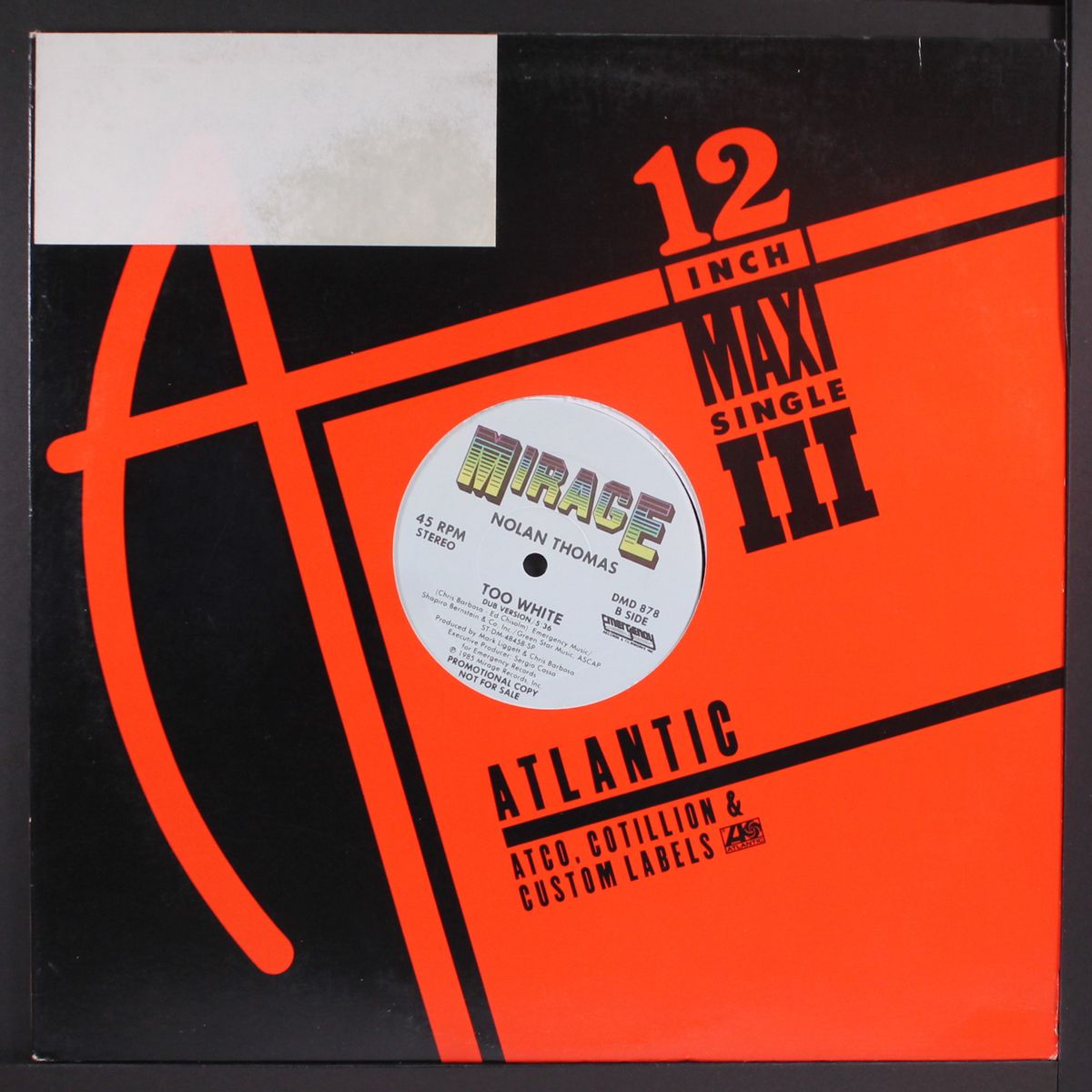 too white / dub by NOLAN THOMAS