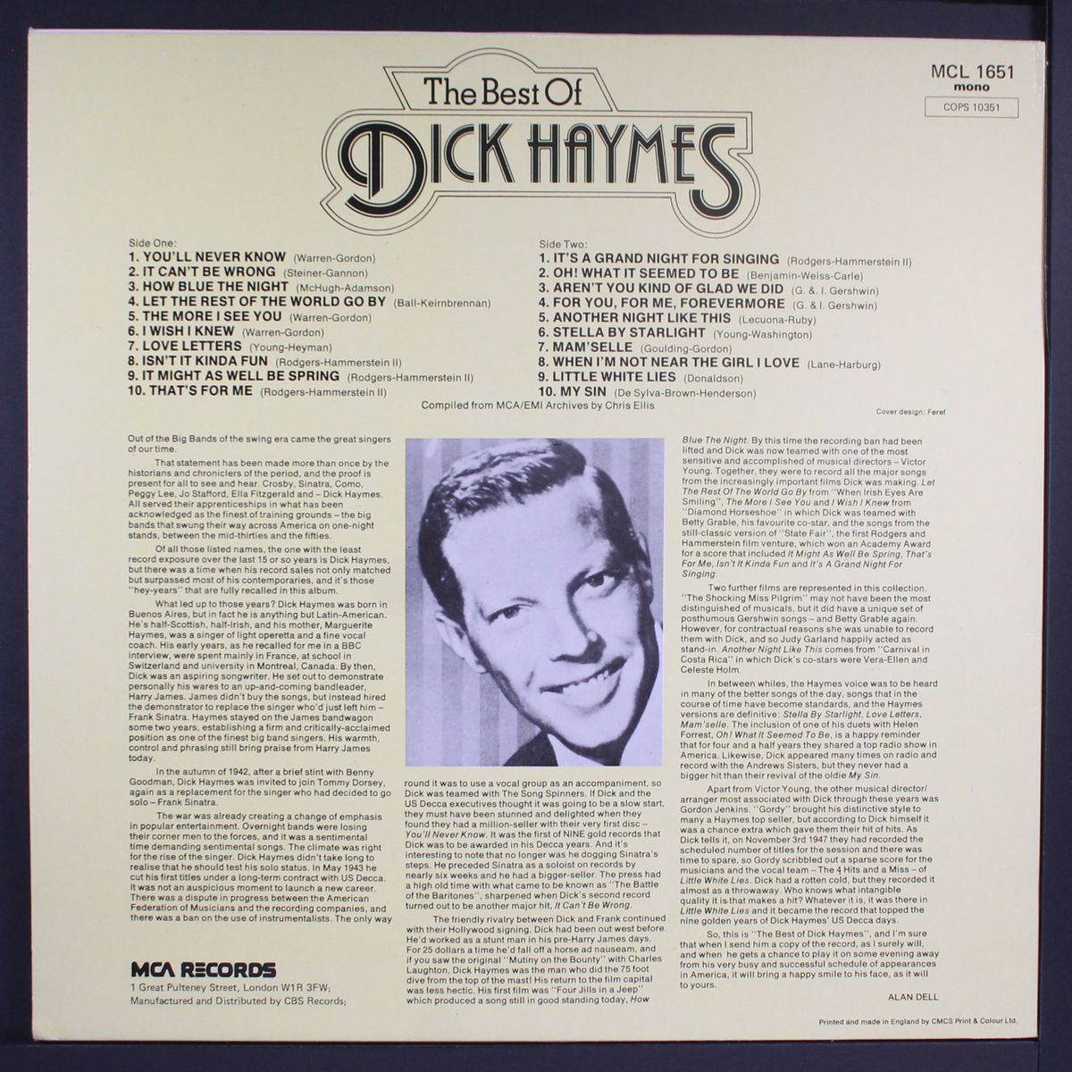 the best of dick haymes by DICK HAYMES