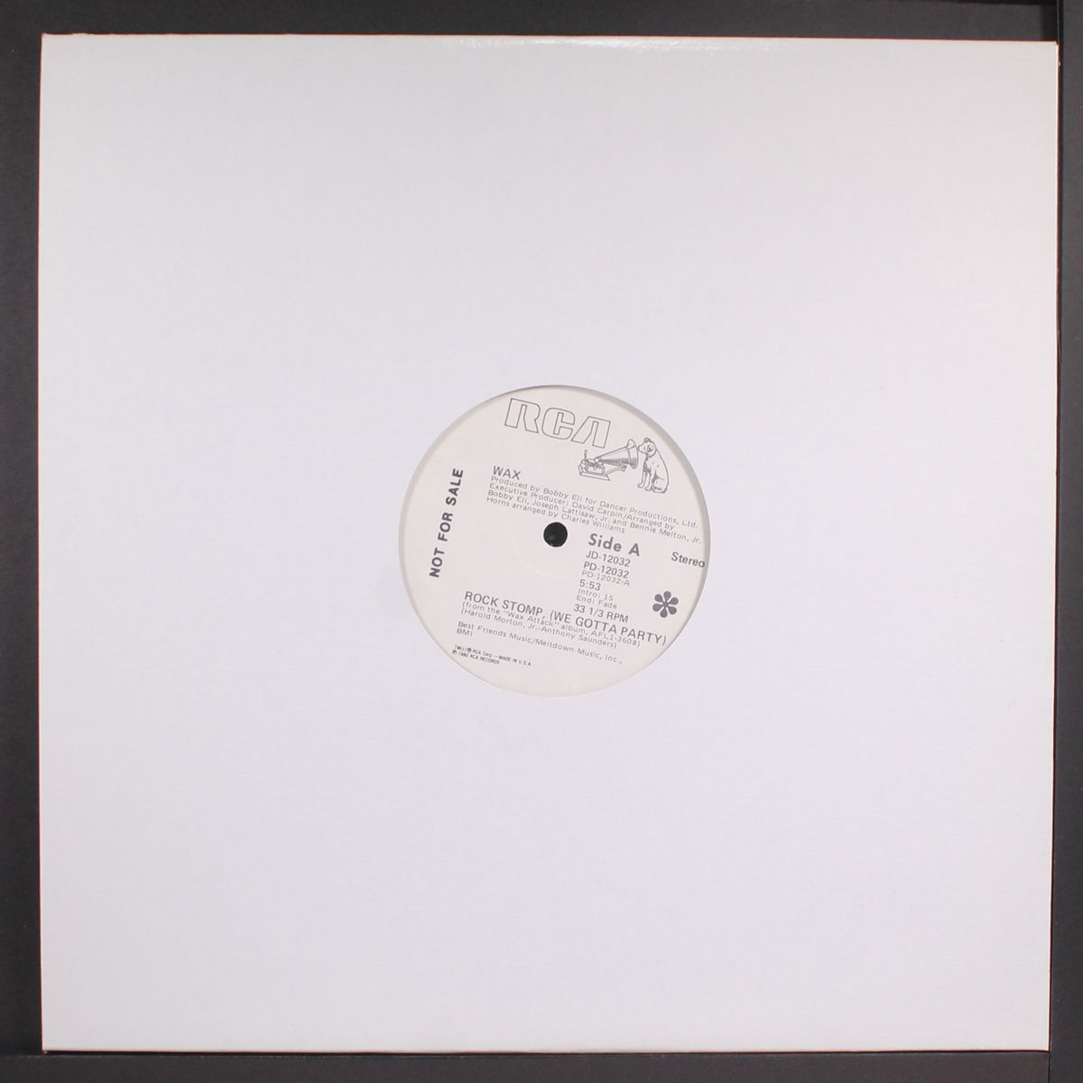 rock stomp (we gotta party) / wax attack by WAX